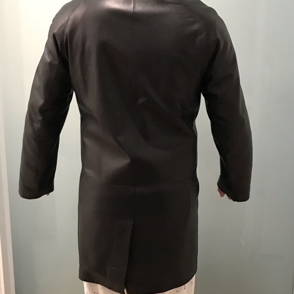 Danier - Brand New 3/4 Length Italian Leather Coat - Picture 2 of 11